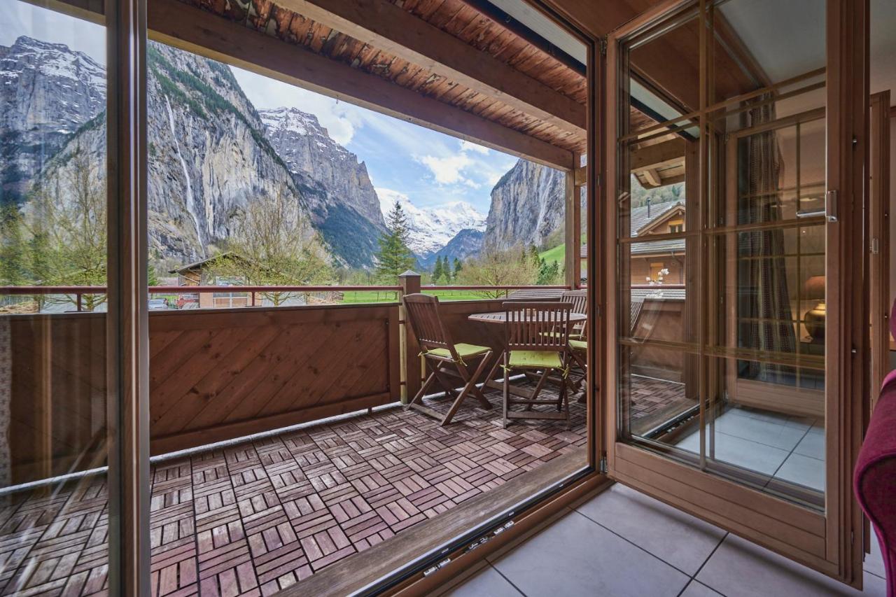 Apartment Mountain View, Luxury, Spacious With Best Views Lauterbrunnen Exterior foto