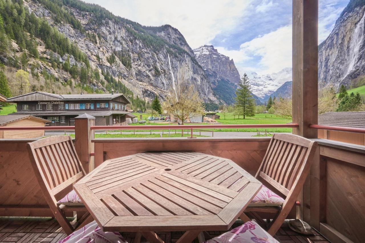 Apartment Mountain View, Luxury, Spacious With Best Views Lauterbrunnen Exterior foto